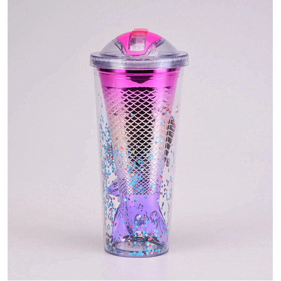 Mermaid Tumbler Pink To Purple - Picture 1 of 5